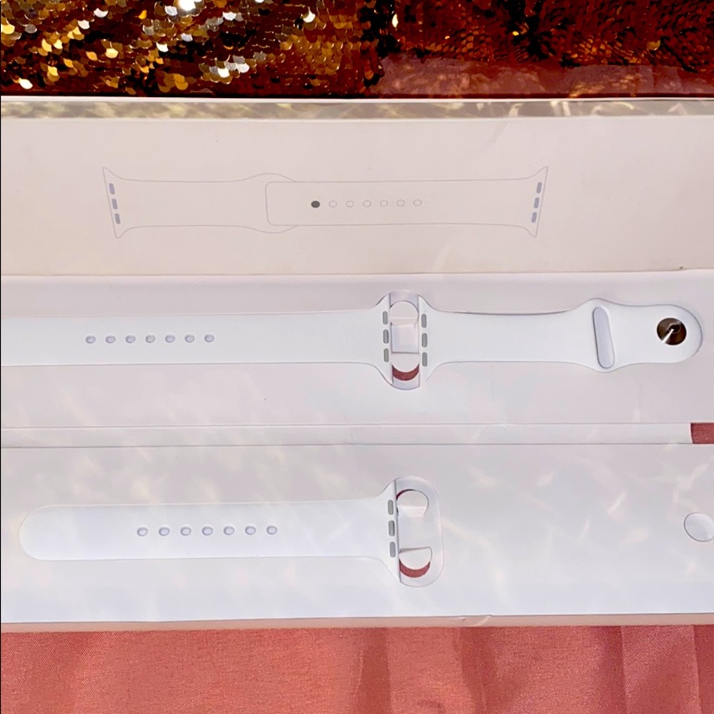 White Apple Watch Band